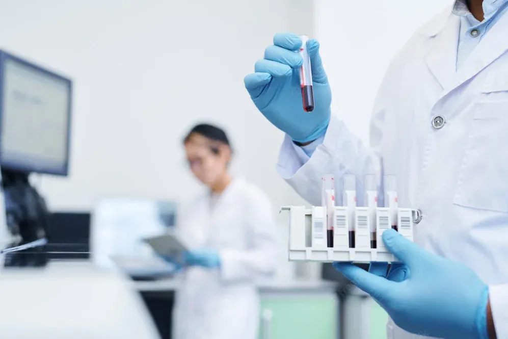 Análises de laboratório — imagem ilustrativa